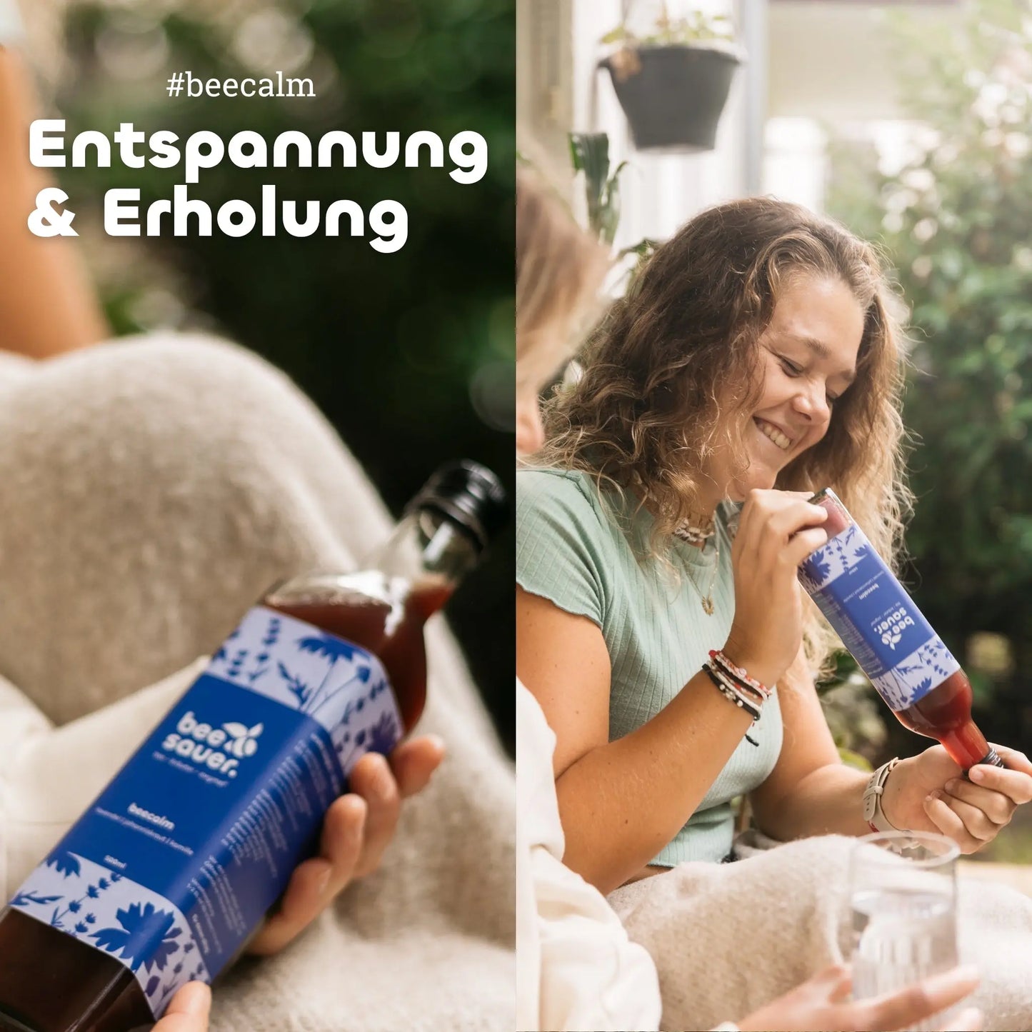 Bio Oxymel beecalm in der natürlichen Anwendung
