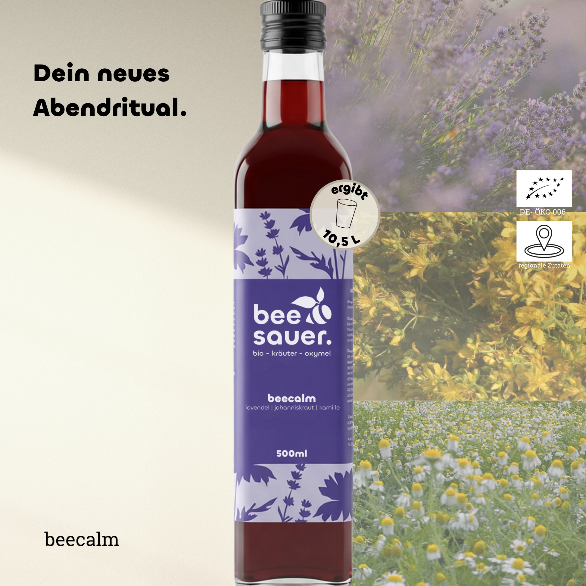 Bio Oxymel beecalm: Deine regionale, naturbasierte Abendroutine – beesauer